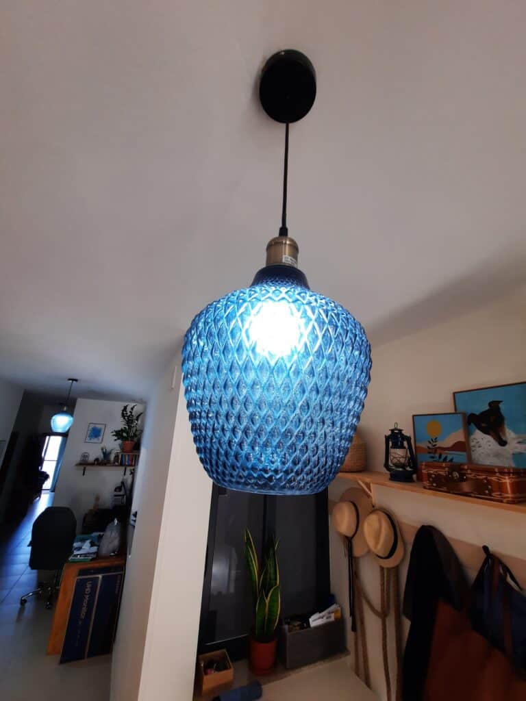 DIY pendant light