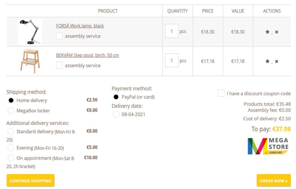 Where to buy IKEA in Malta? Crafty in Malta