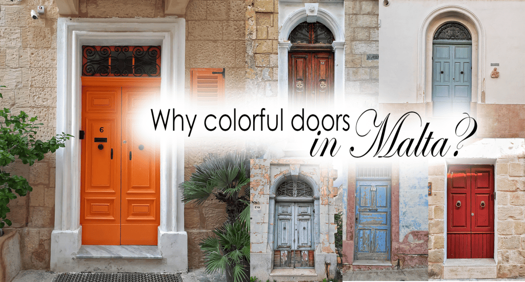 Colorful doors in malta