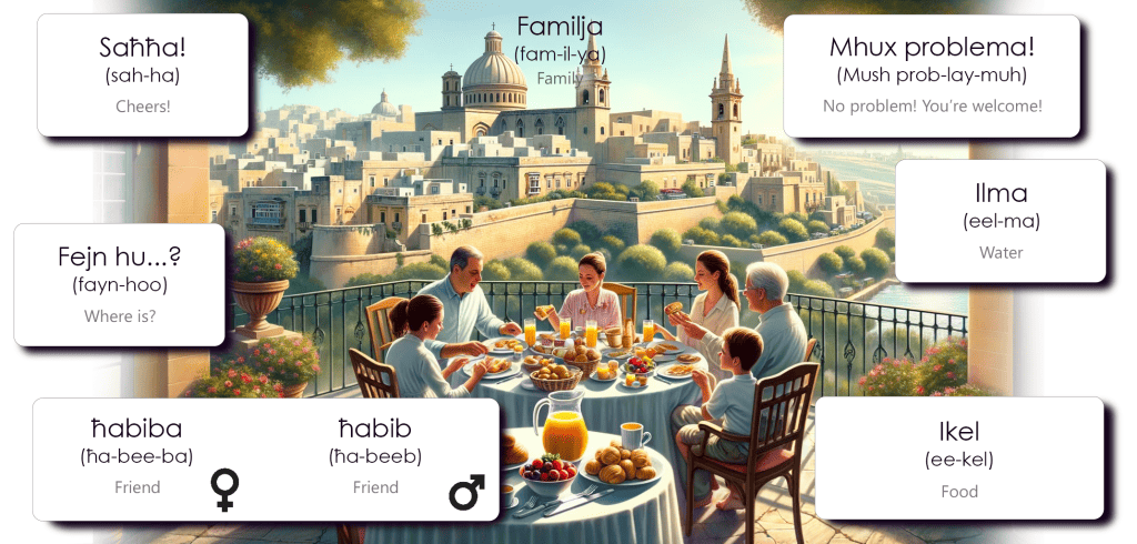 Bongu Malta – basics of the Maltese phrases and vocabulary